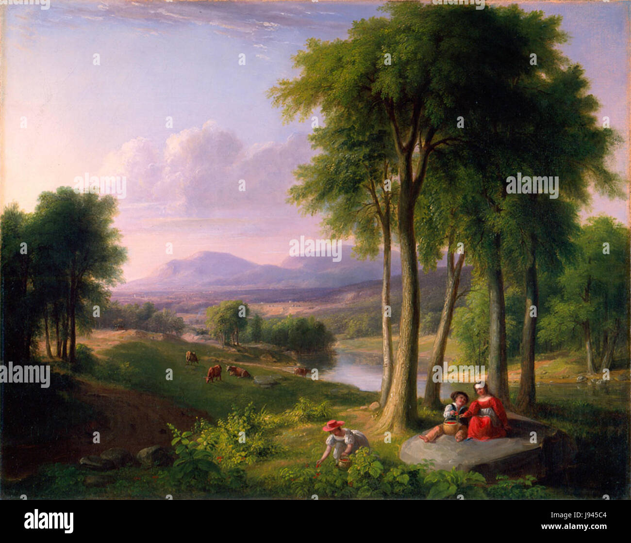 Vue près de Rutland, Vermont par Asher Brown Durand, 1837, High Museum of Art Banque D'Images