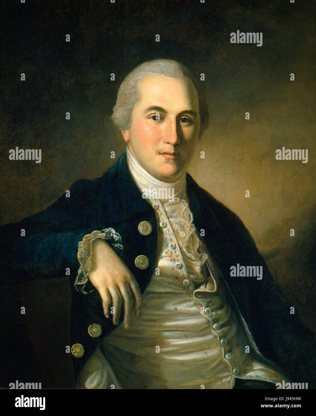 Portrait de Robert Hazlehurst par Charles Willson Peale, 1782, High Museum of Art Banque D'Images