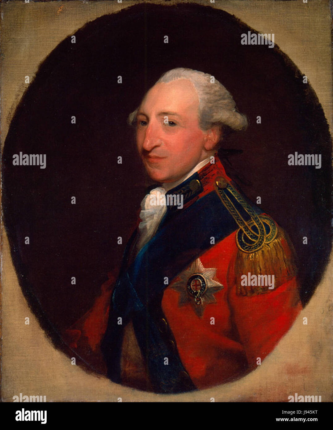 Portrait de Hugh Percy, deuxième Duc de Northumberland par Gilbert Stuart, c. 1788 Banque D'Images