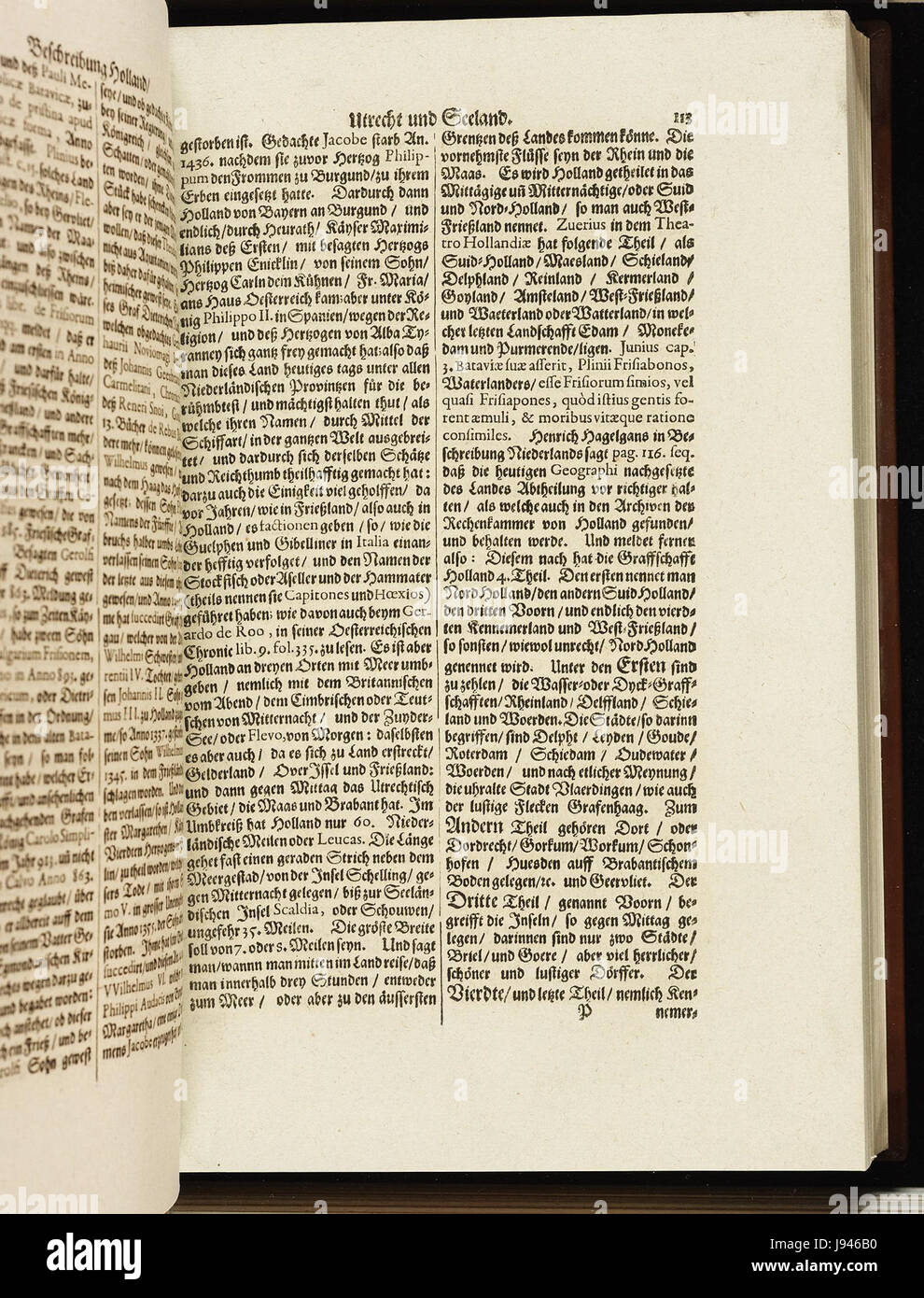 Topographia Circuli Burgundici est une gravure détaillée de Merian, illustrant la géographie et les sites clés de la région Bourgogne en France. Il a été créé dans le cadre de la collection Merian de vues topographiques au XVIIe siècle. Banque D'Images