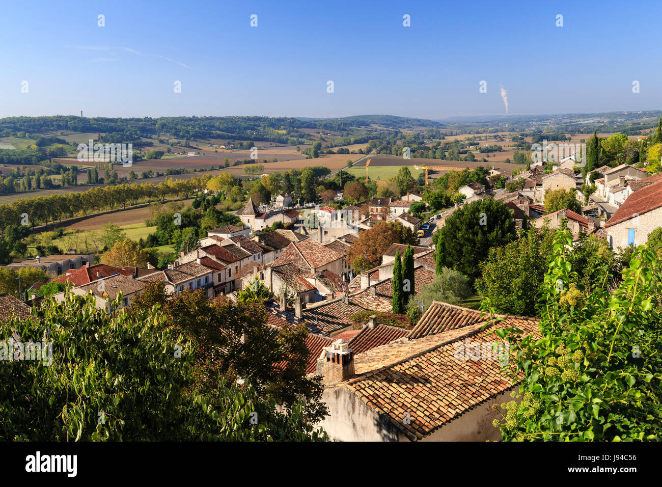 La France, Tarn et Garonne, Lauzerte, étiqueté Les Plus Beaux Villages de France (le plus beau village de France) Banque D'Images