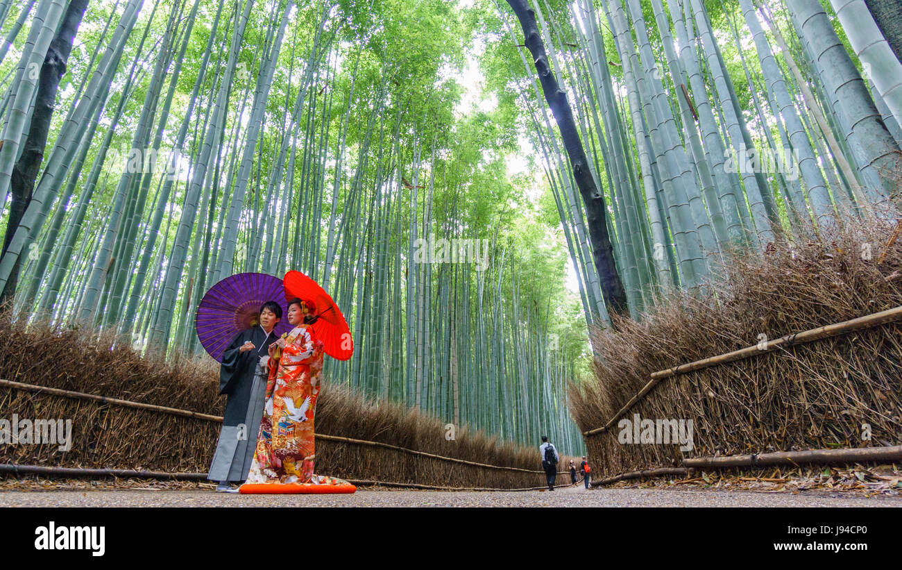 Couple japonais Banque D'Images