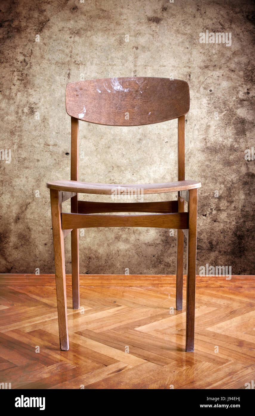 Tabouret, mobilier, siège, retro, vieux, abandonné, chaise, fauteuil, tabouret, objet, Banque D'Images