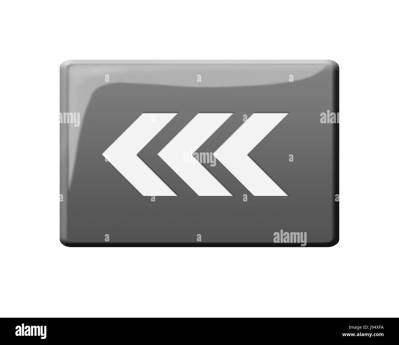 bouton retour Banque D'Images