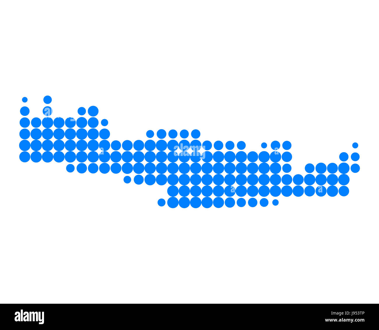 Map of crete Banque d'images détourées Alamy