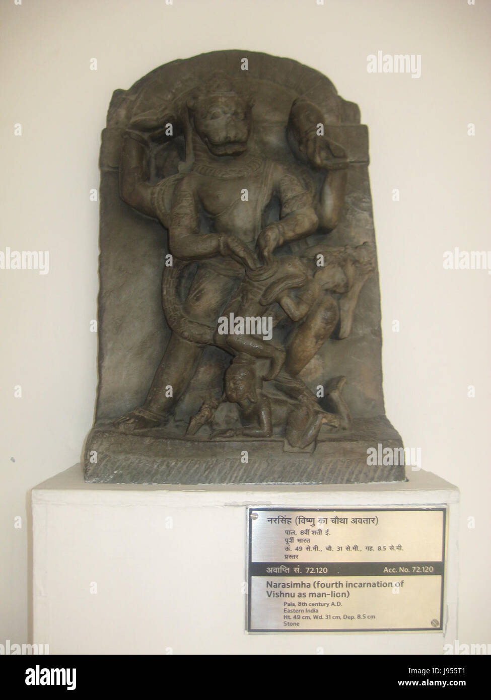 Le Musée national de New Delhi, en Inde, est une institution culturelle de premier plan abritant une vaste collection d'art, d'archéologie et d'objets culturels qui représentent la riche histoire de l'Inde. Banque D'Images