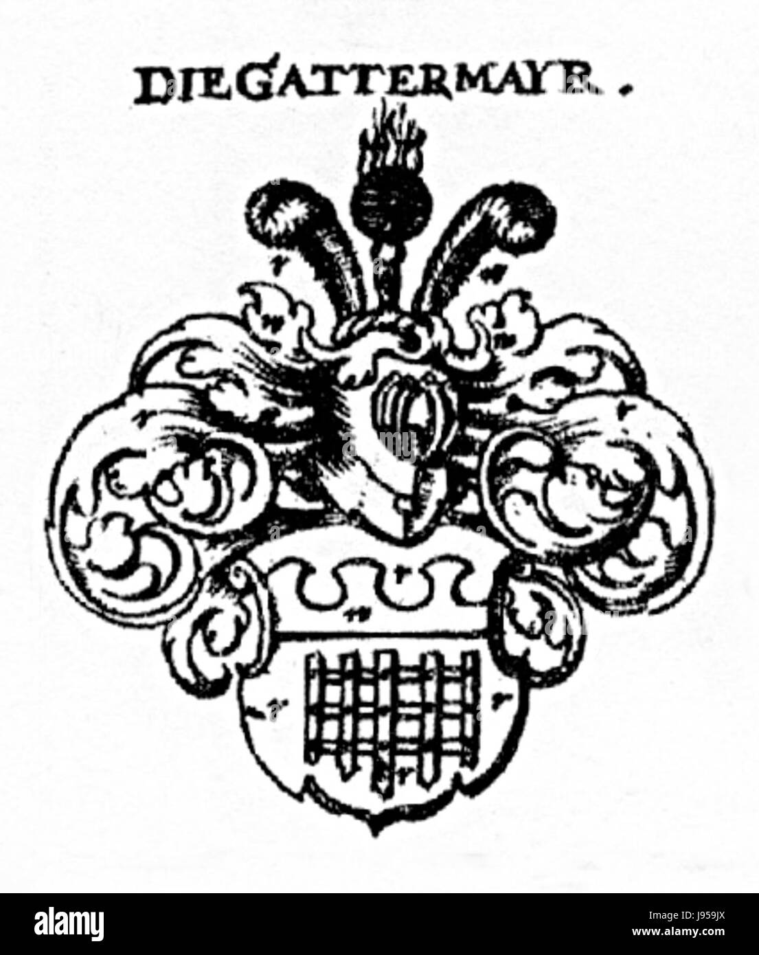 Gattermayr Stammwappen Banque D'Images