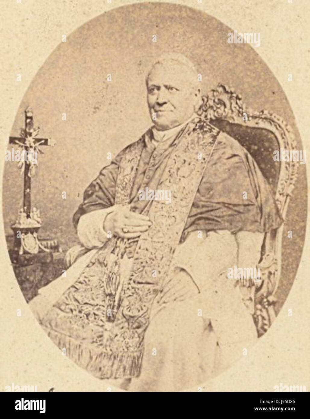 Papst Pius IX Banque D'Images