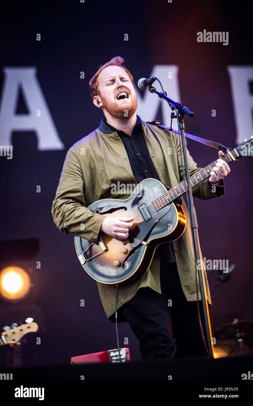 Landgraaf, Pays-Bas 4 juin 2017 James Gavin effectue live au Festival Pinkpop 2017 © Roberto Finizio/ Alamy Live News Banque D'Images