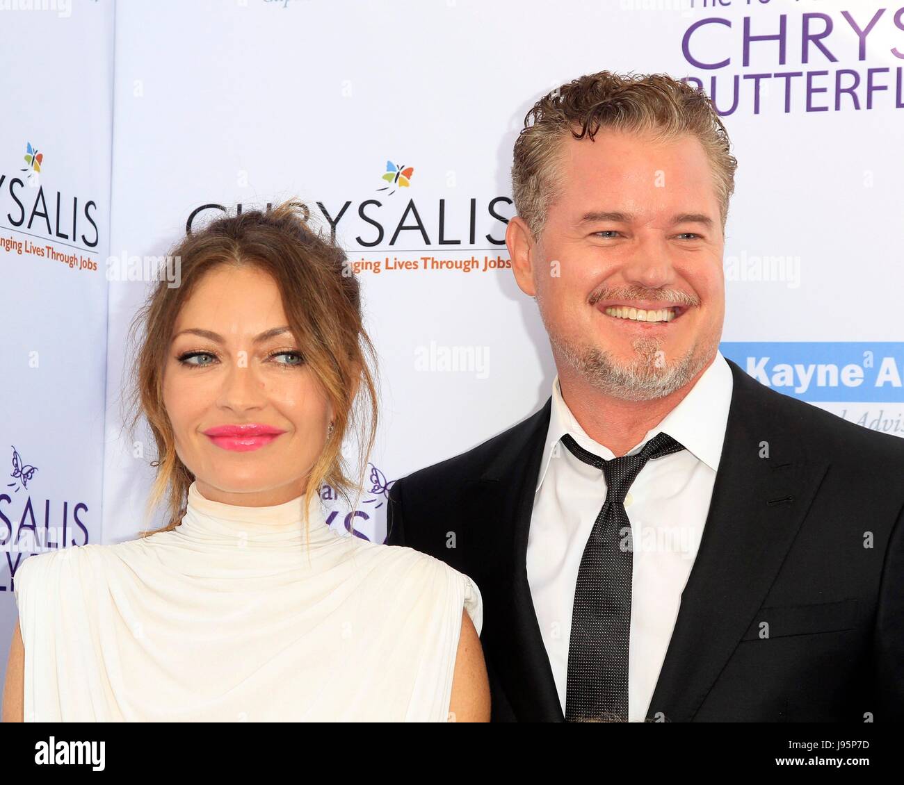 Los Angeles, CA, USA. 3 juin, 2017. Rebecca Gayheart et Eric Dane aux arrivées pour 16e Congrès annuel de Chrysalis Butterfly Ball, Mandeville Canyon Estate, Los Angeles, CA 3 juin 2017. Credit : Priscilla Grant/Everett Collection/Alamy Live News Banque D'Images
