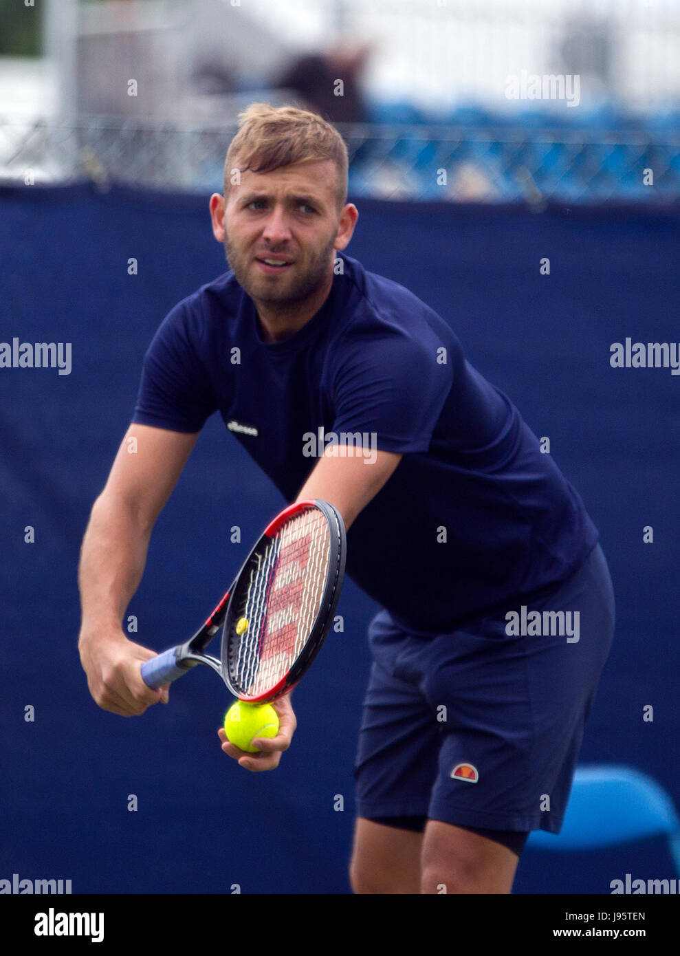 Londres, Royaume-Uni. Juin 2017, 5ème. Dan Evans de Grande-Bretagne au cours Aegon Trophée Surbiton le 05 juin 2017 à Londres Angleterre Crédit : Tom Smeeth/Alamy Live News Banque D'Images