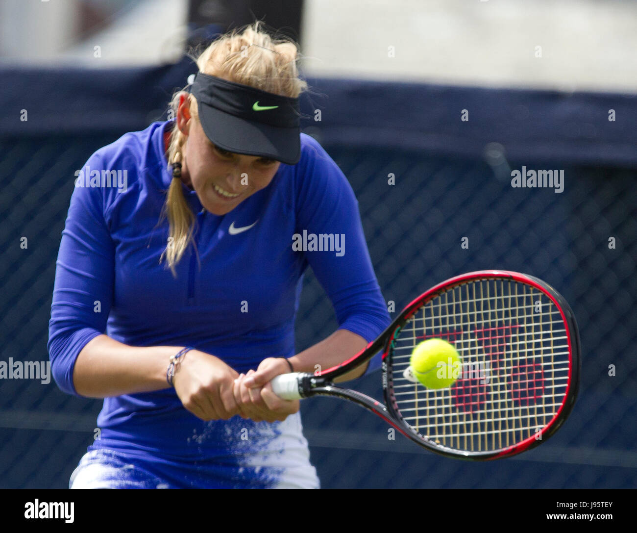 Londres, Royaume-Uni. Juin 2017, 5ème. Donna Vekic de Croatie lors de son premier match à Surbiton Aegon Trophy le 05 juin 2017 à Londres Angleterre Crédit : Tom Smeeth/Alamy Live News Banque D'Images