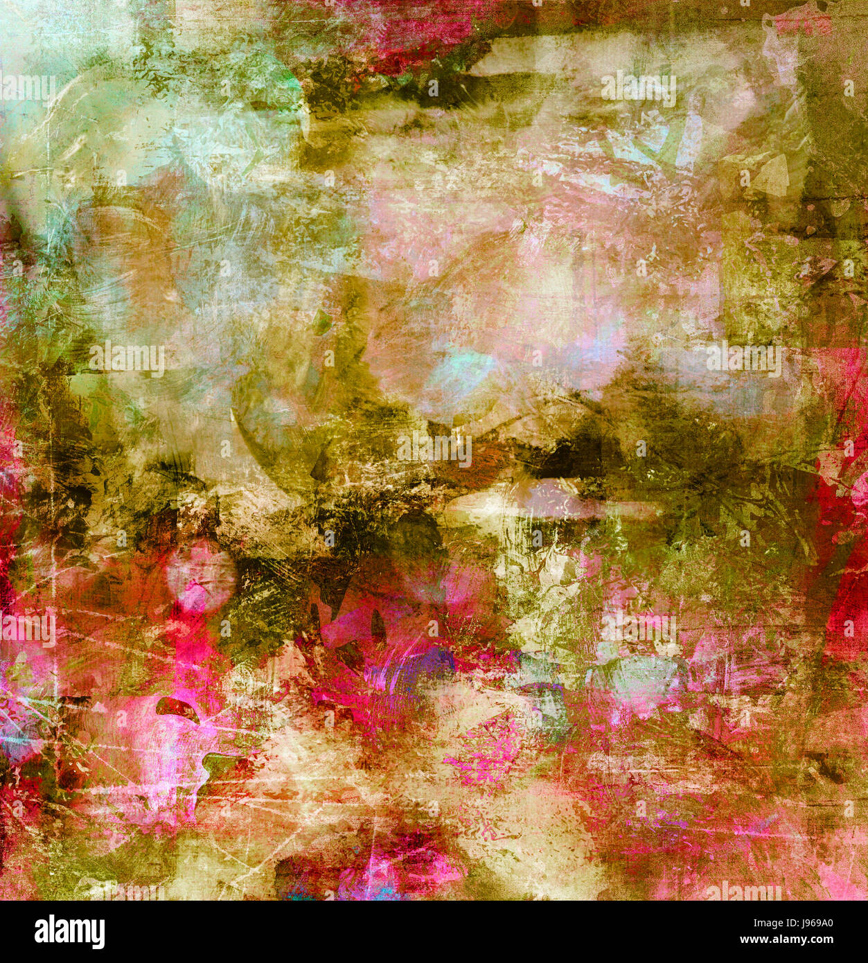 La peinture abstraite Banque D'Images