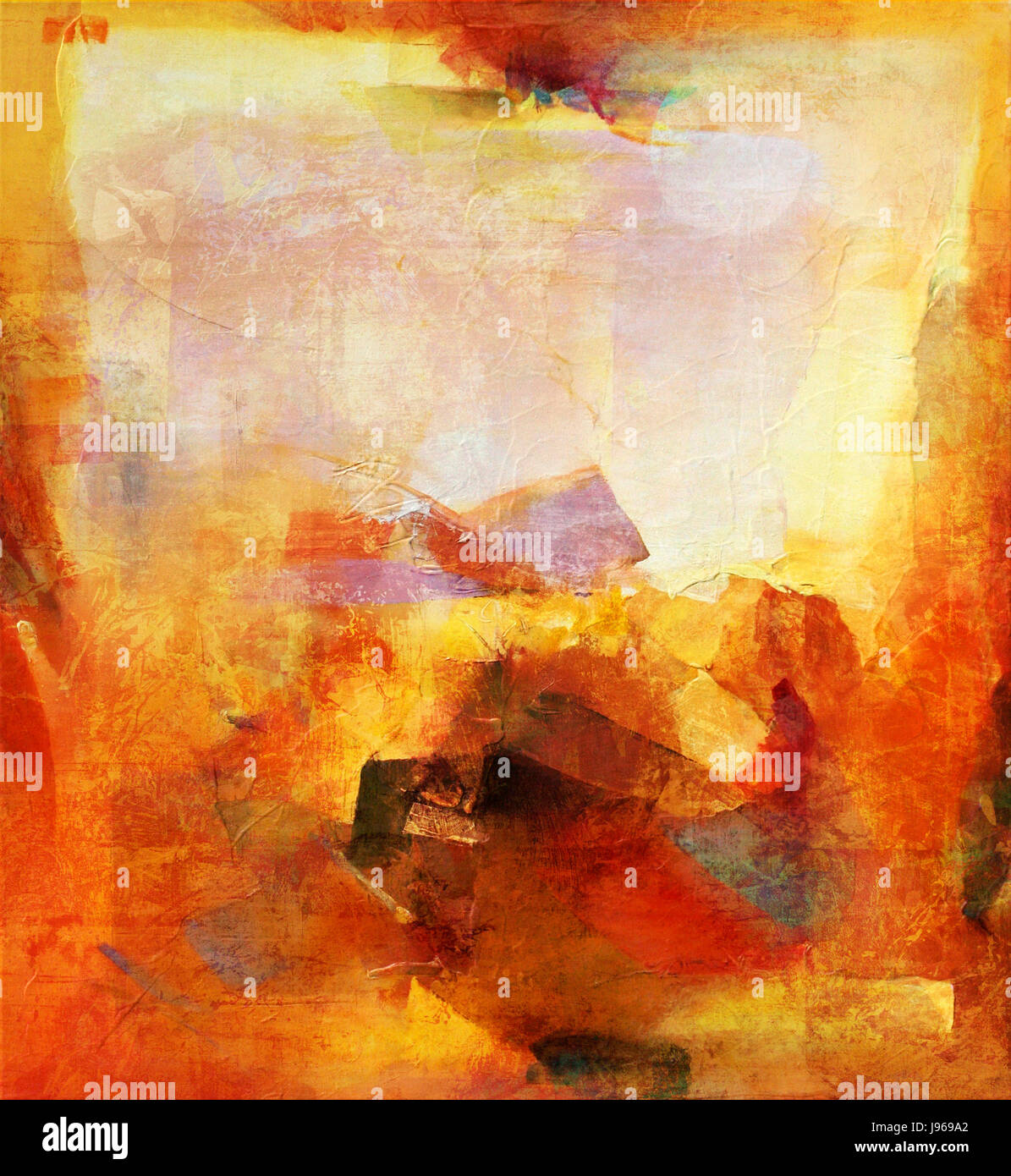 La peinture abstraite Banque D'Images