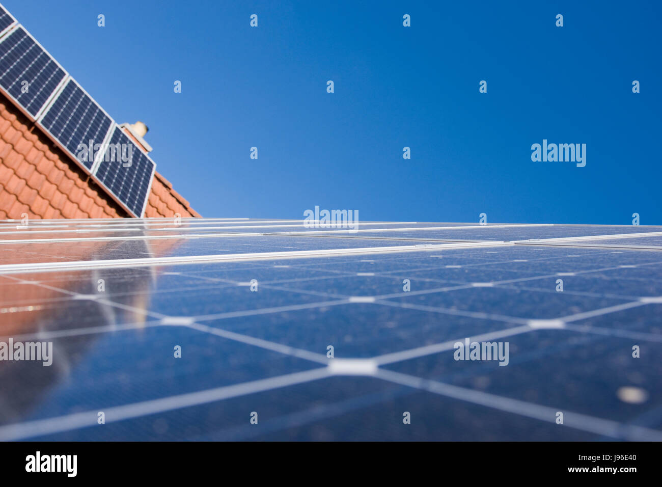 Système photovoltaïque Banque D'Images