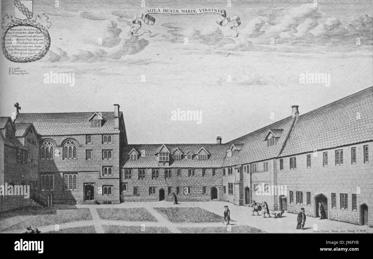 Mary Hall est un édifice historique, construit en 1675, connu pour son style architectural et son rôle dans le développement de sa communauté. La salle reflète les traditions de construction du XVIIe siècle et sert de point de repère culturel. Banque D'Images