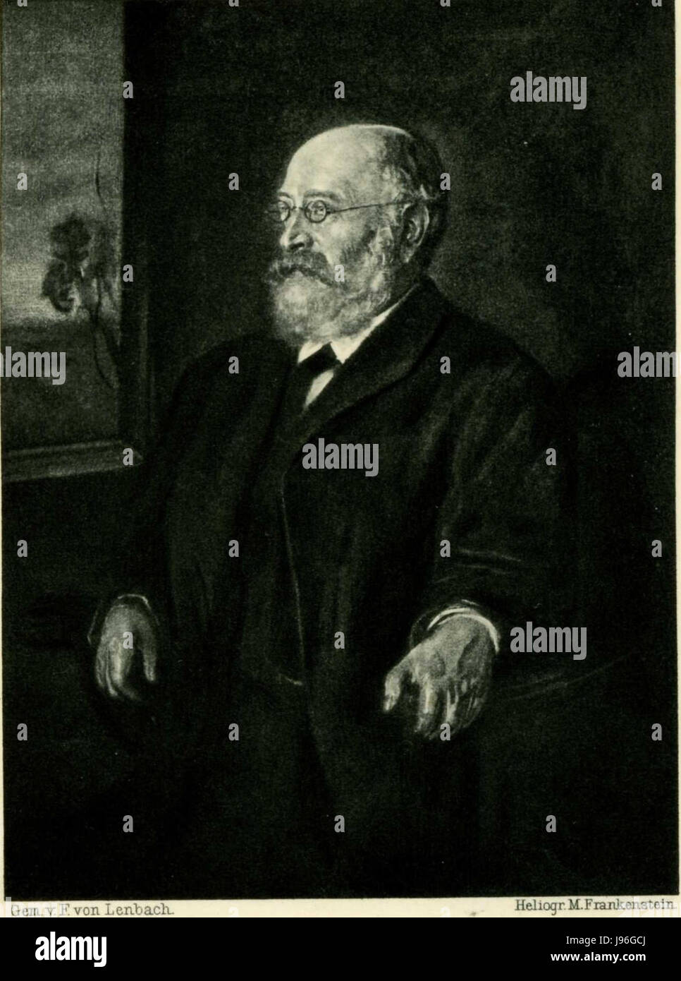Theodor Gomperz (1832-1912) est un éminent philosophe et historien autrichien, surtout connu pour ses travaux sur la philosophie grecque antique et ses contributions à l'étude de l'antiquité classique. Banque D'Images