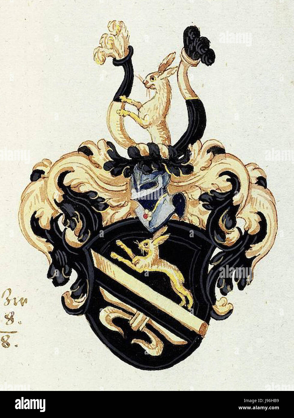 UBHD Cod Sal IX 58 r 055Haimschwanger Banque D'Images