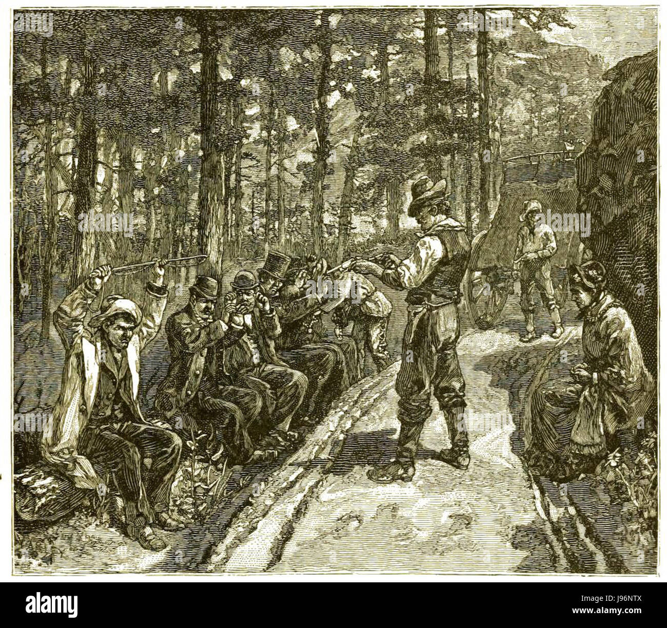 Page 423 voyageurs Garçon Australasia Banque D'Images