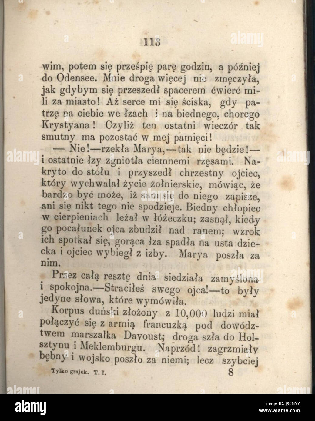 PL Hans Christian Andersen Tylko grajek tom I 119 Banque D'Images