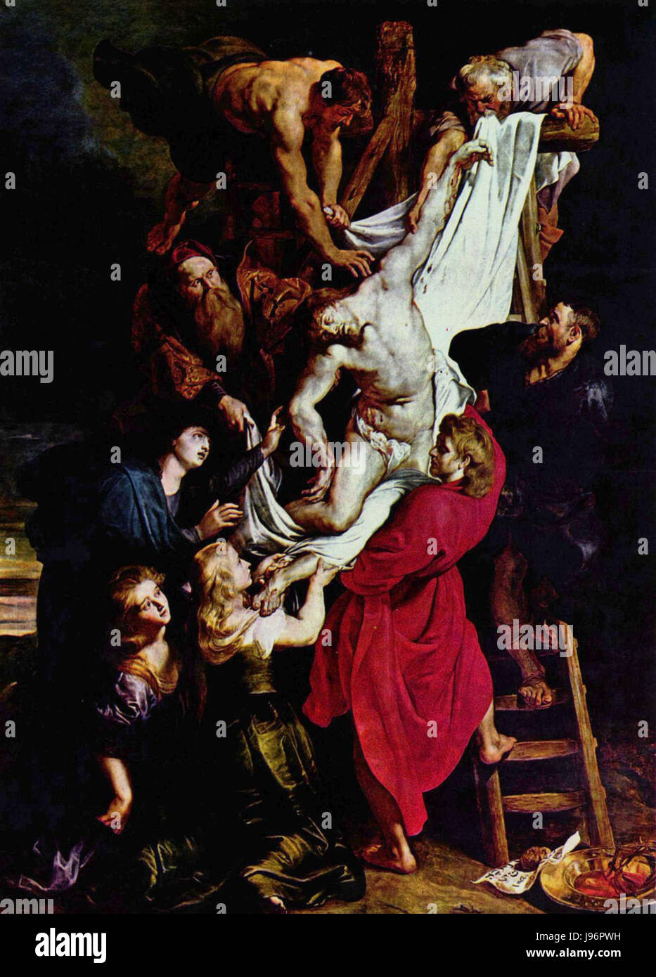 Pierre Paul Rubens, peintre baroque flamand, est célèbre pour ses compositions dynamiques et son utilisation magistrale de la couleur, comme en témoignent ses nombreuses œuvres, dont des portraits et des thèmes religieux. Banque D'Images