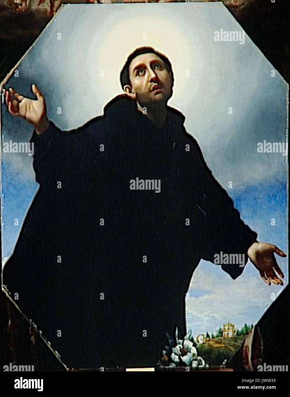 Saint Philippe Benizzi (Dolci Carlo 1616 1686) Banque D'Images