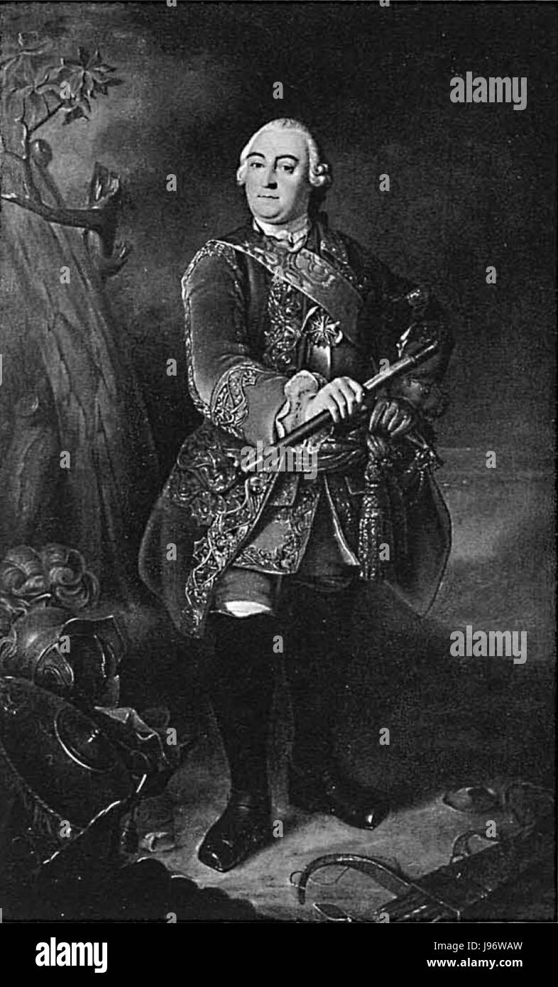 Un portrait de Stéphane Feodorowitch Apraxine, capturant la ressemblance de cette figure historique, reflétant son importance culturelle et historique. Banque D'Images