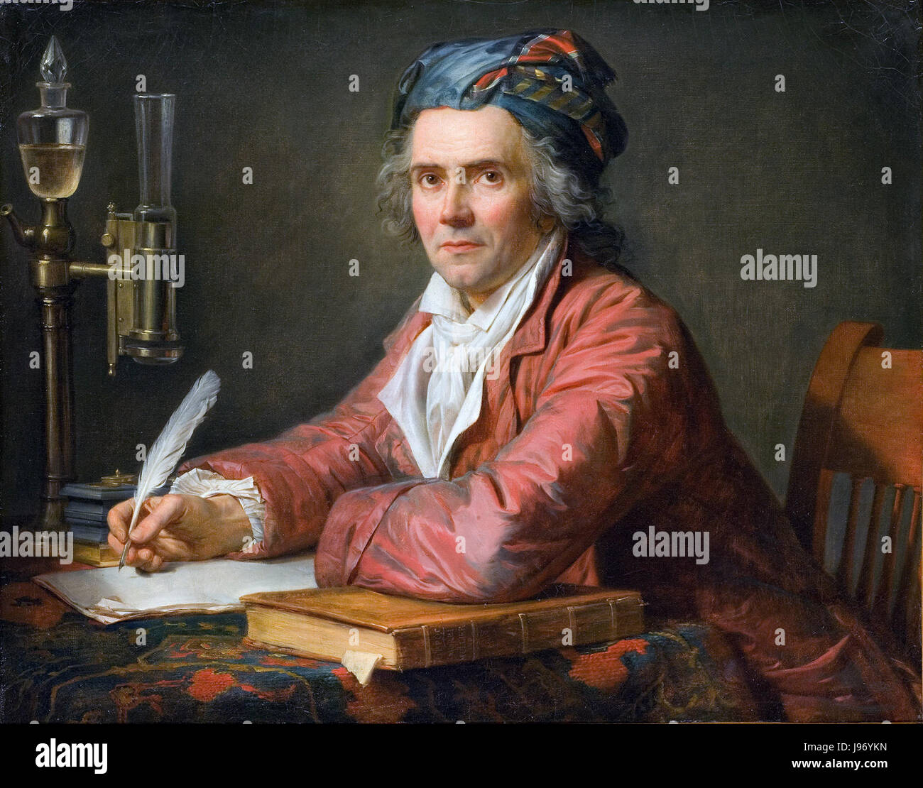 Jacques Louis David Portrait du docteur Alphonse Leroy WGA06051 Banque D'Images