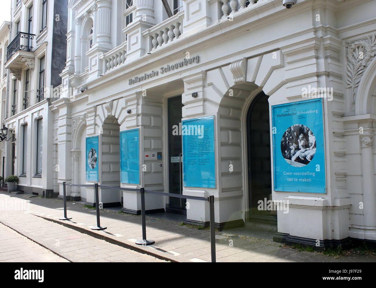 De Hollandsche Schouwburg à Amsterdam, aux Pays-Bas au Plantage Middenlaan. Dans la DEUXIÈME GUERRE MONDIALE, un centre d'expulsion. Maintenant partie de le musée historique juif. Banque D'Images