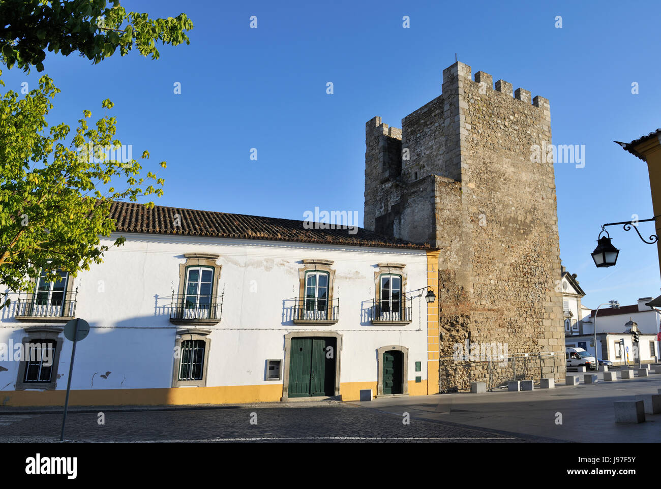 Ville fortifiée d'Evora, Patrimoine Mondial de l'Unesco. Portugal Banque D'Images