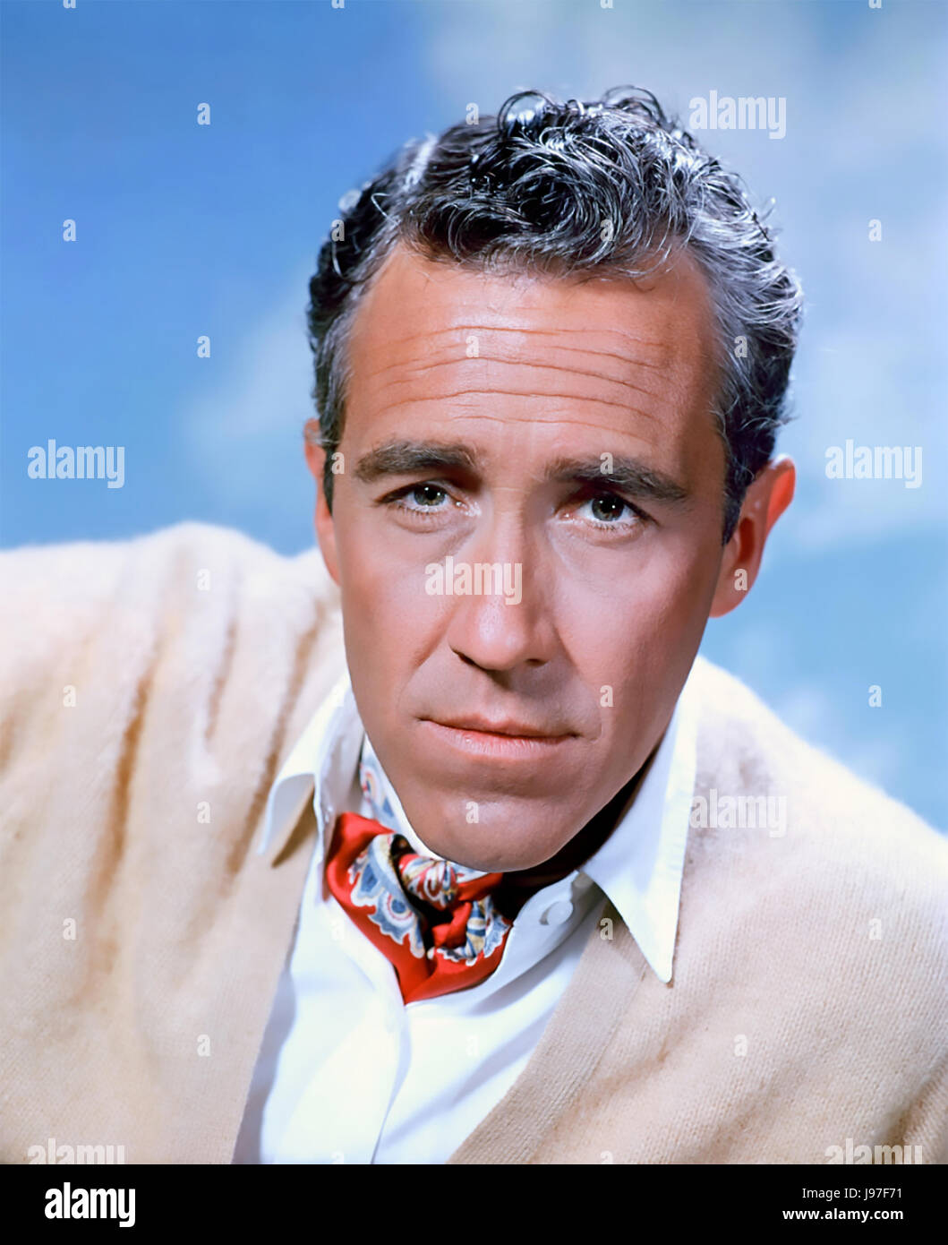 JASON ROBARDS (1922-2000) acteur de cinéma américain à propos de 1970 Banque D'Images