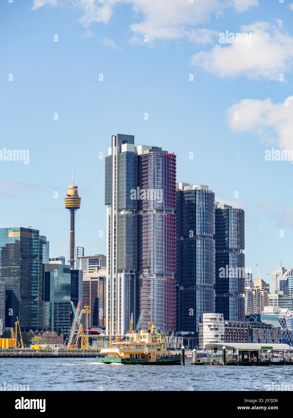 L'Australie, New South Wales, Sydney, ville avec des gratte-ciel Banque D'Images