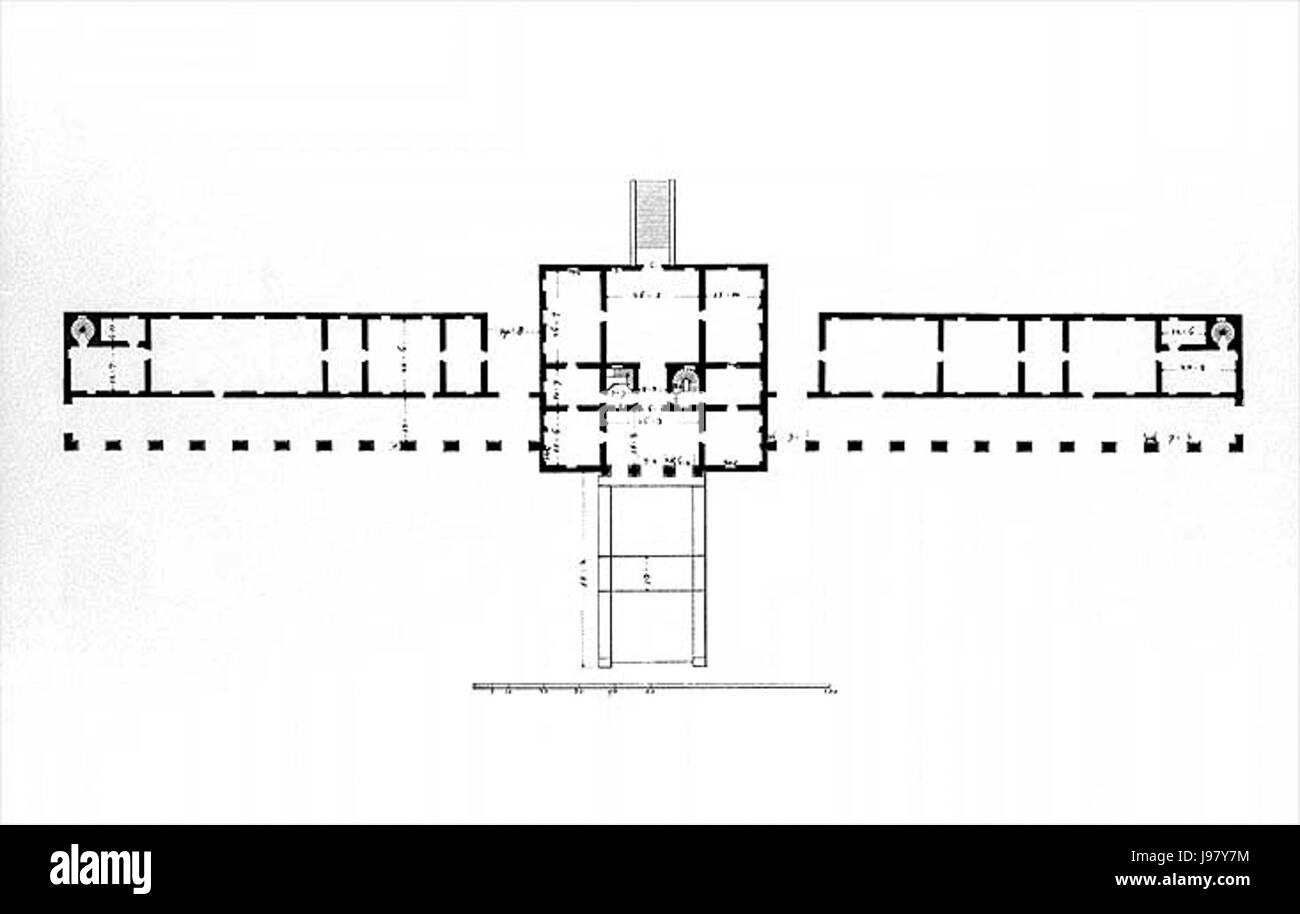 Villa Emo pianta Bertotti Scamozzi 1781 Banque D'Images
