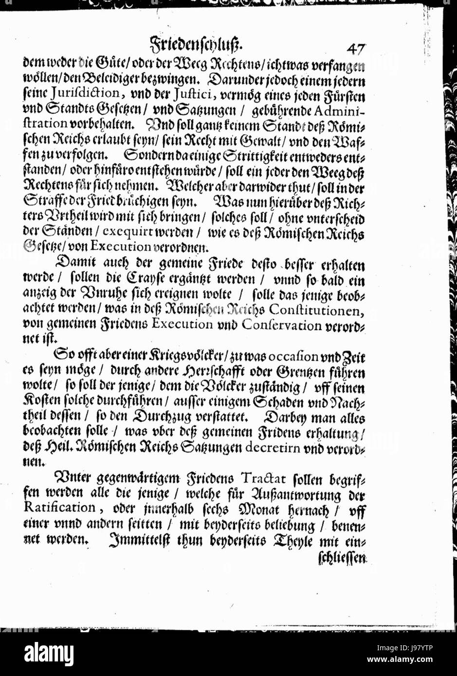 IPM 1649 Westfaelischer Friede 053 Banque D'Images