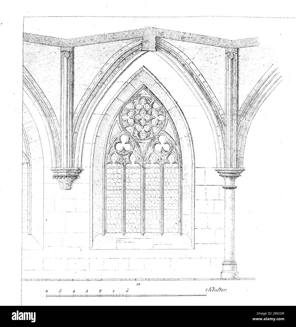 MZK 01 1856 Klosterkirche Neuberg une Tafel Banque D'Images