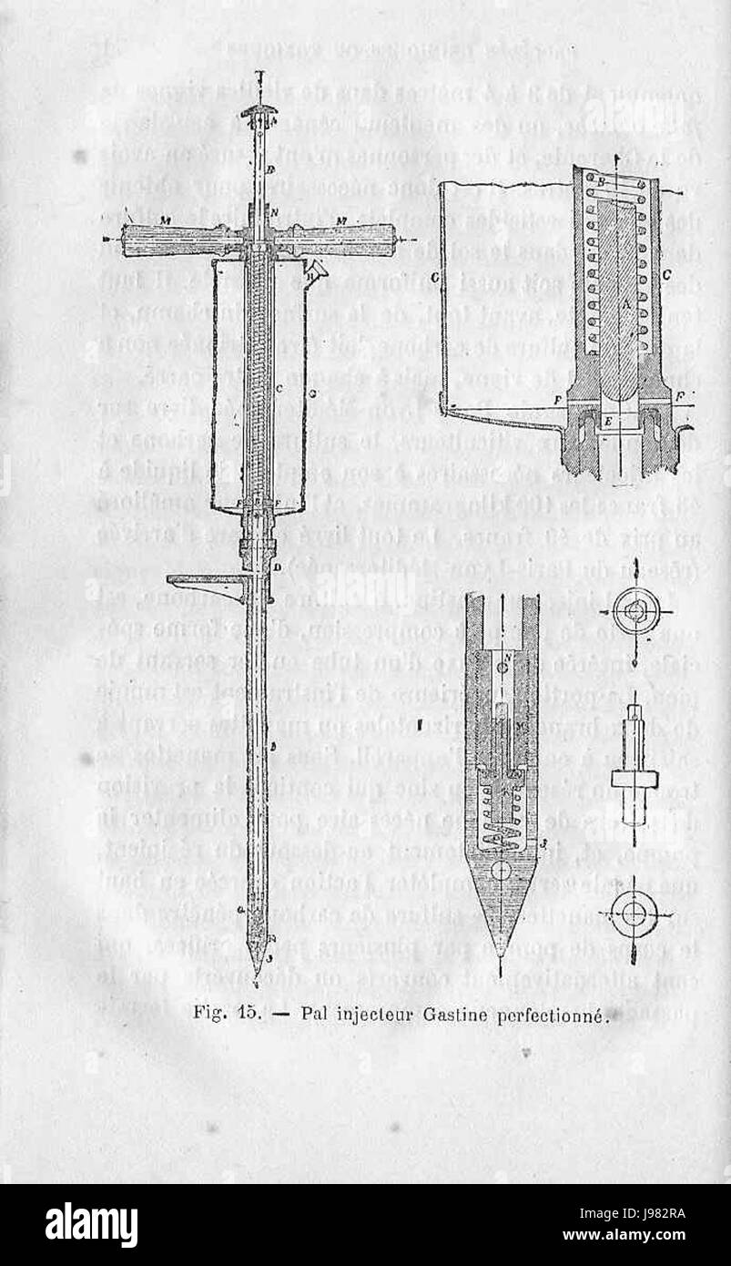 Pal injecteur Gastine Banque D'Images