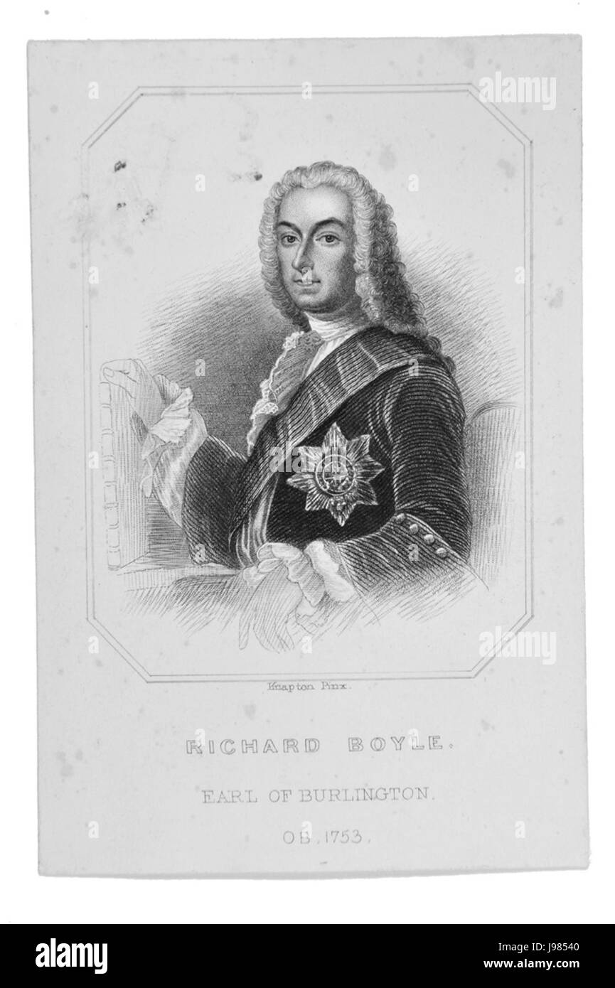 Richard Boyle, 3 comte de Burlington Banque D'Images