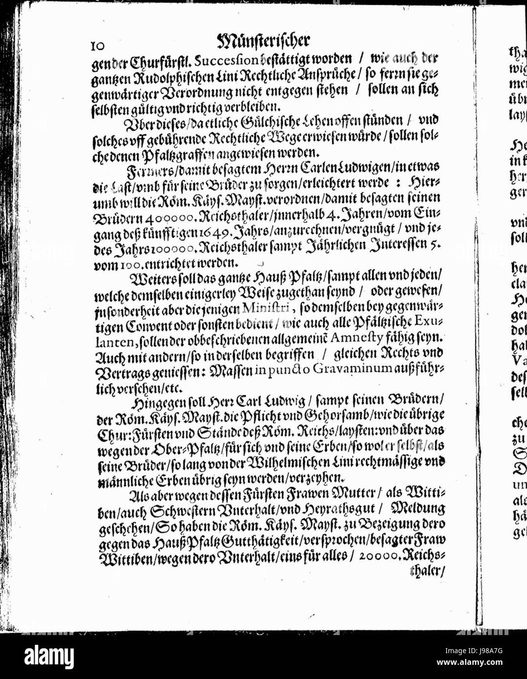 IPM 1649 Westfaelischer Friede 016 Banque D'Images