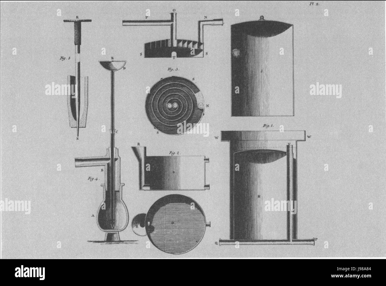 Le Watt Apparatus 28849 est un dispositif scientifique historique, probablement lié aux développements de la machine à vapeur de James Watt. Cet appareil peut représenter un modèle précoce ou une version associée aux contributions de Watt à la technologie de l'ère de la révolution industrielle. Banque D'Images