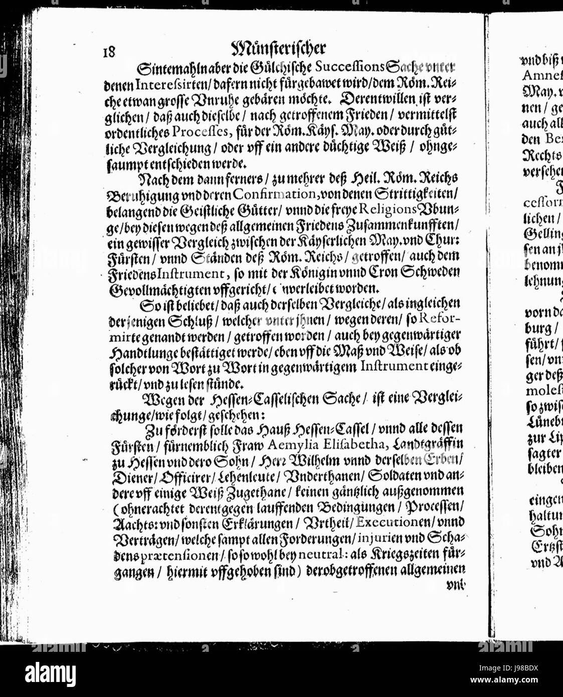 IPM 1649 Westfaelischer Friede 024 Banque D'Images