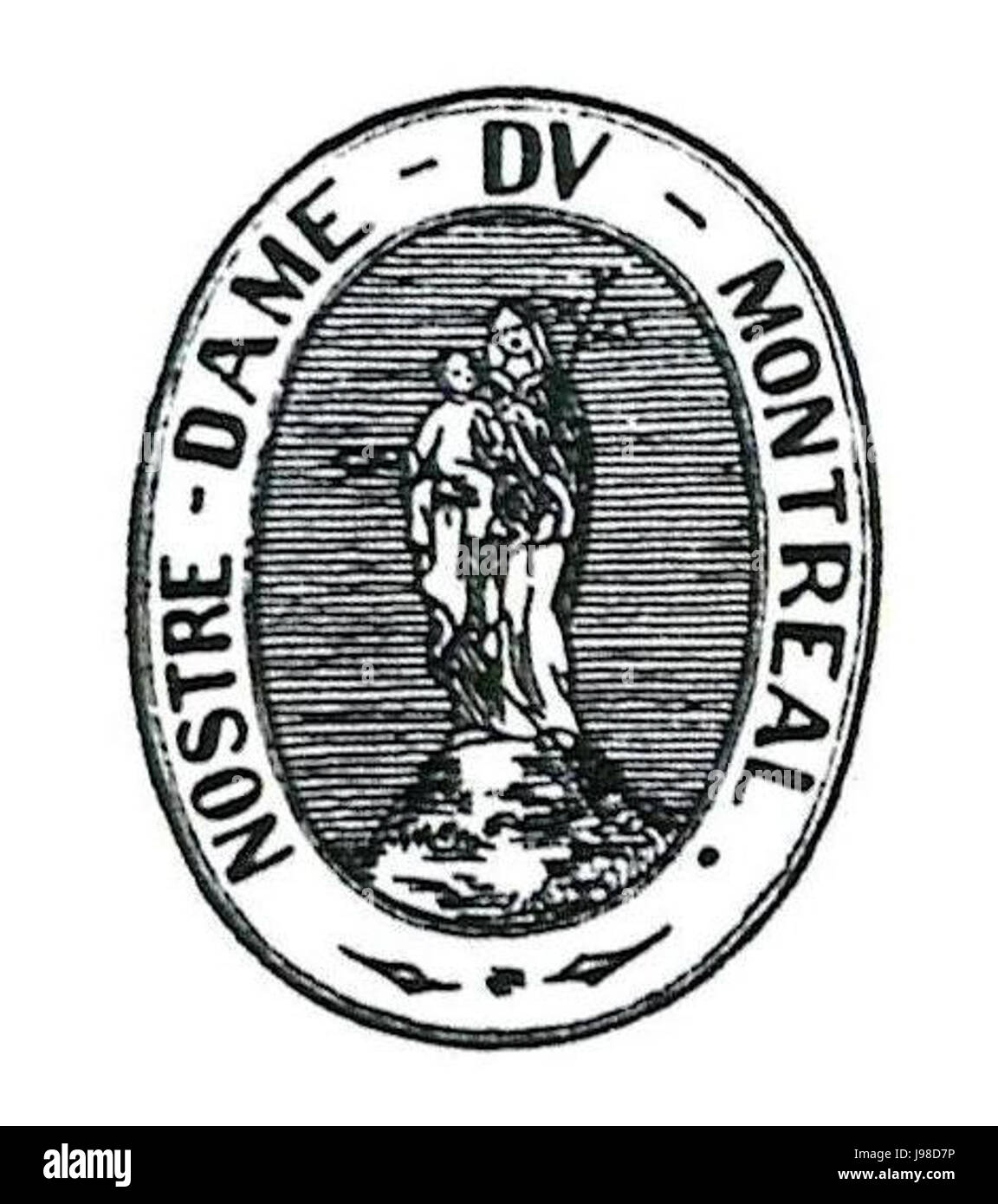 NOSTRE DAME MONTRÉAL DV Banque D'Images