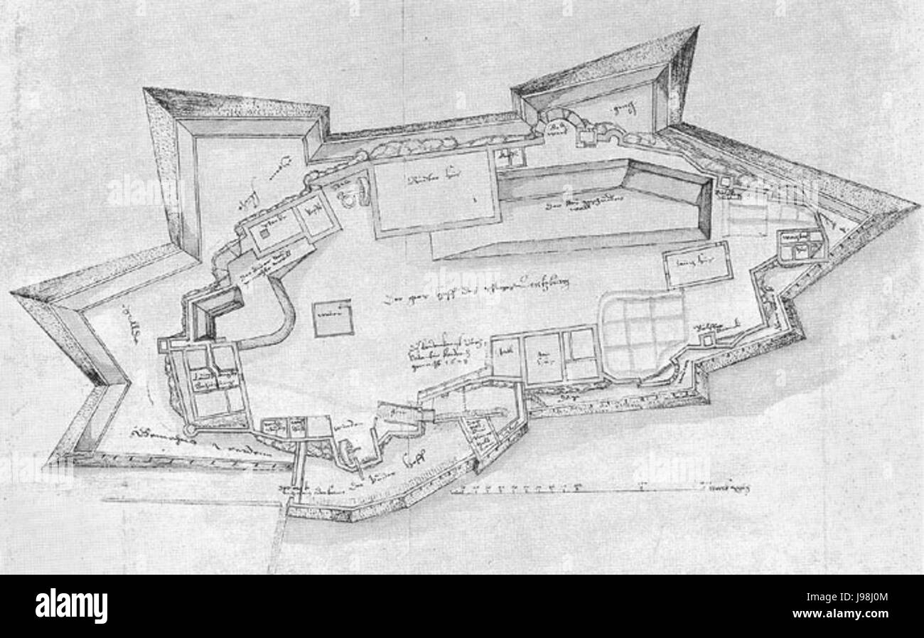 Schloss lenzburg festung Banque D'Images