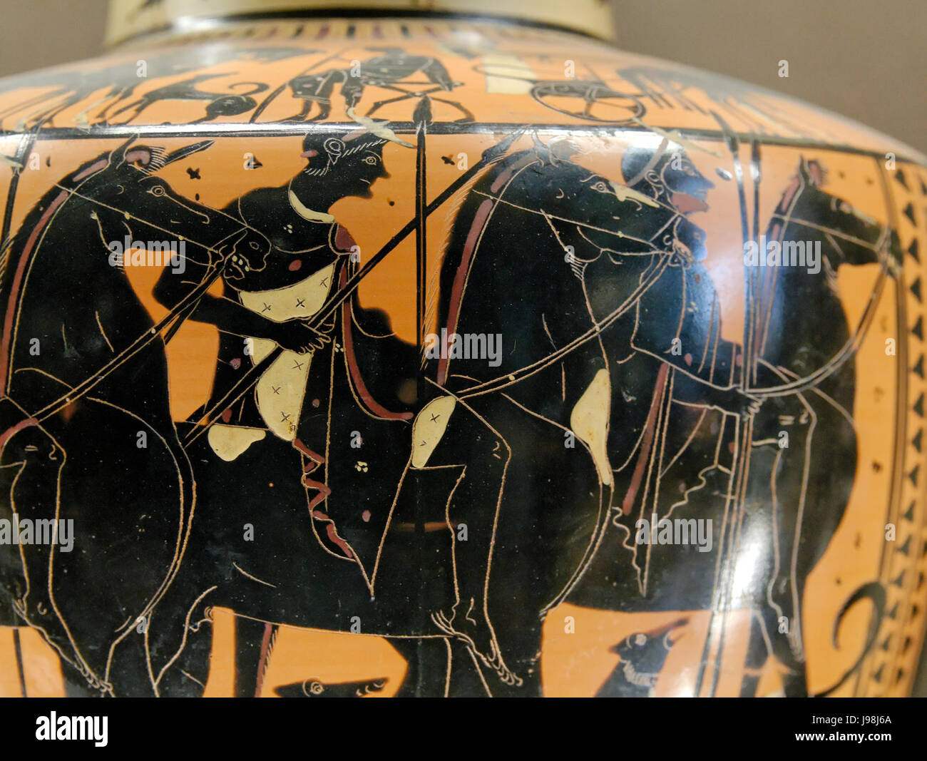 Riders Leagros Louvre Groupe CA4716 Banque D'Images