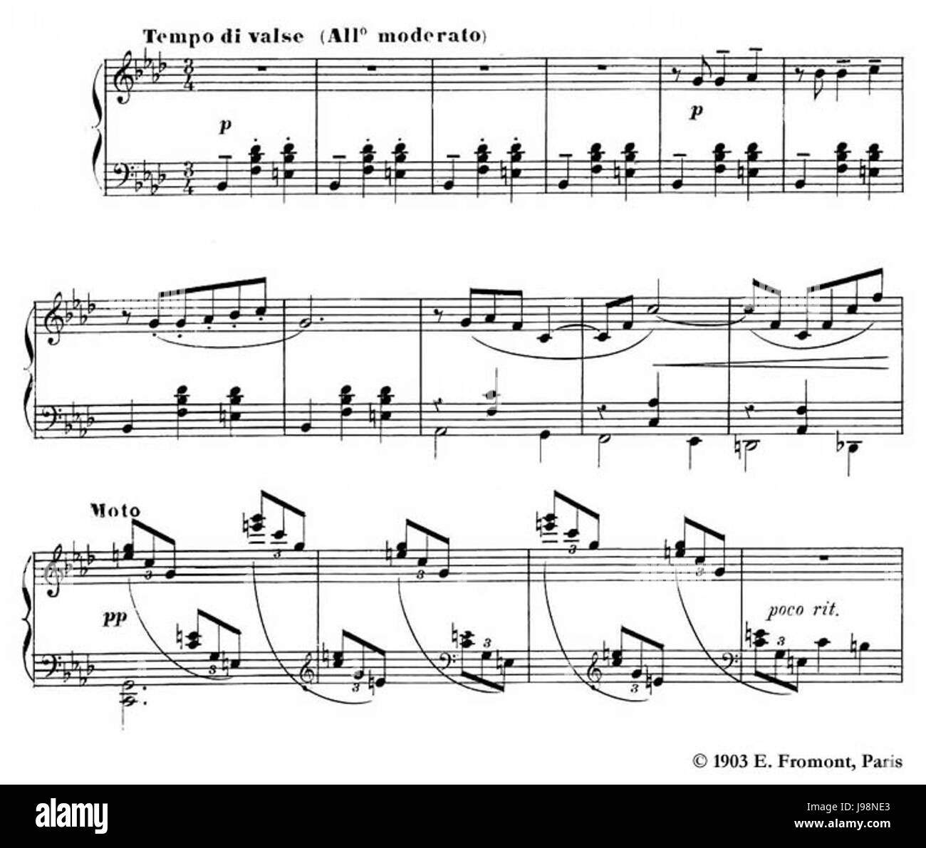 Valse est un terme français désignant un type de danse de salle de bal, caractérisé par ses mouvements fluides et fluides et souvent interprété sur la musique de valse, généralement en triple mètre. Banque D'Images