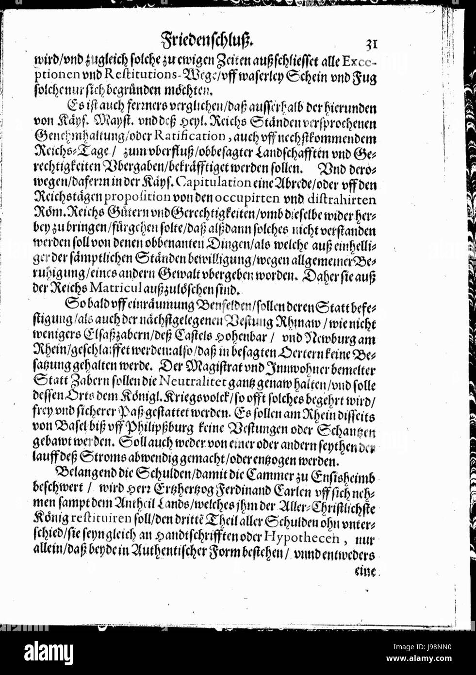 IPM 1649 Westfaelischer Friede 037 Banque D'Images