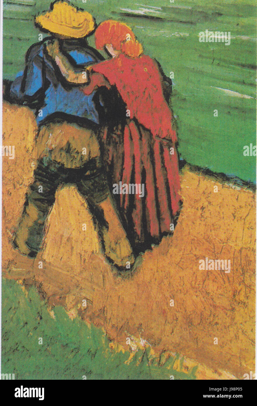 Van Gogh à Arles (Ausschnitt Liebespaar) Banque D'Images