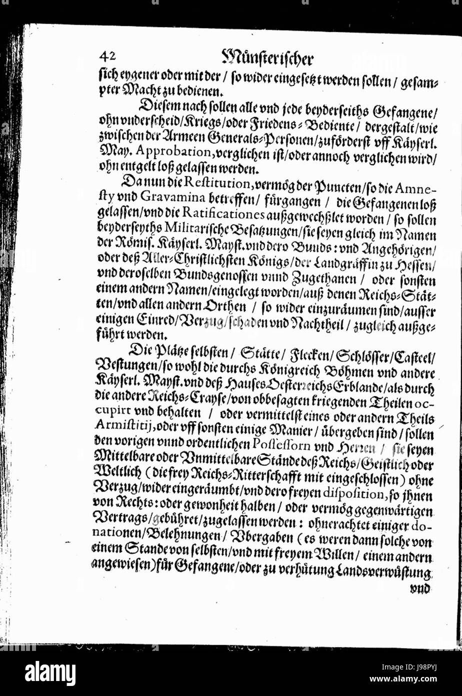 IPM 1649 Westfaelischer Friede 048 Banque D'Images