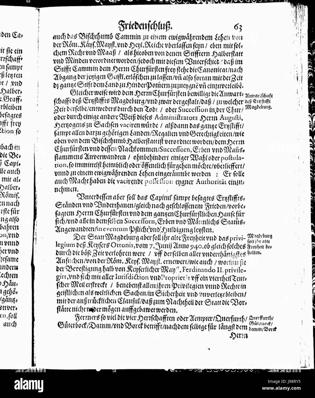 Westfaelischer Friede IPO 1649 063 Banque D'Images