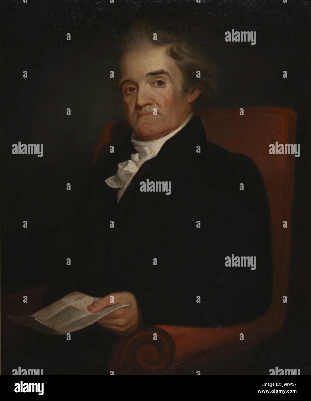 Portrait de Noah Webster Banque D'Images