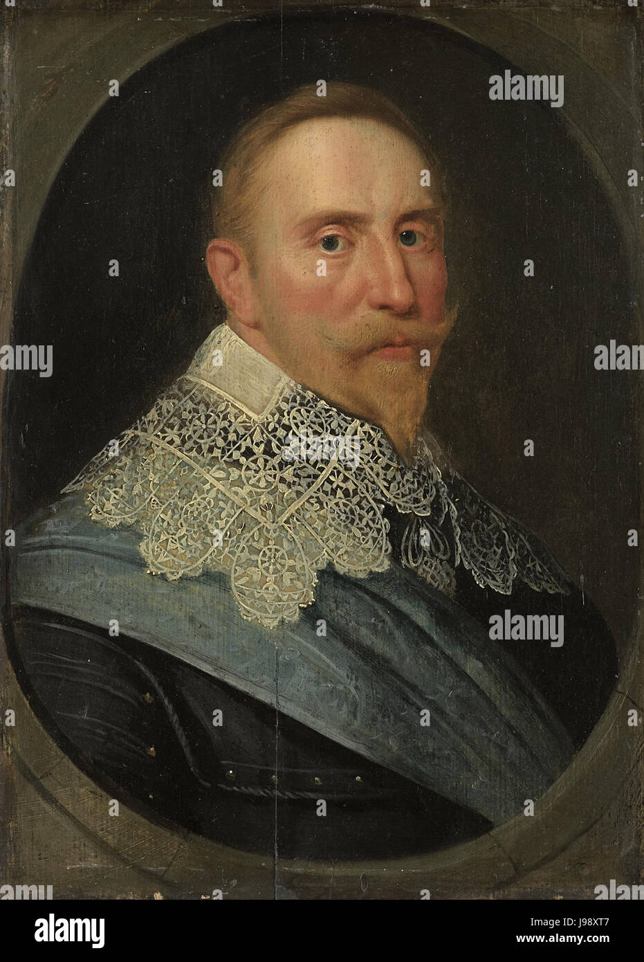 Portret van Gustav II Adolf (1594) 1632, koning van Zweden Rijksmuseum SK UN 1723 Banque D'Images